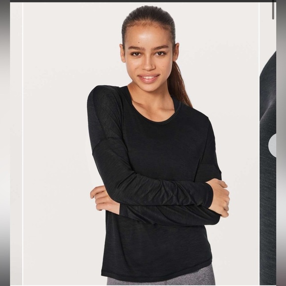 lululemon athletica Tops - LULULEMON - GET SET - TIGER SPACE DYE BLACK AND WHITE